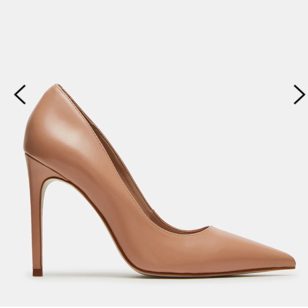 Steve Madden Tan Leather Stiletto Heels